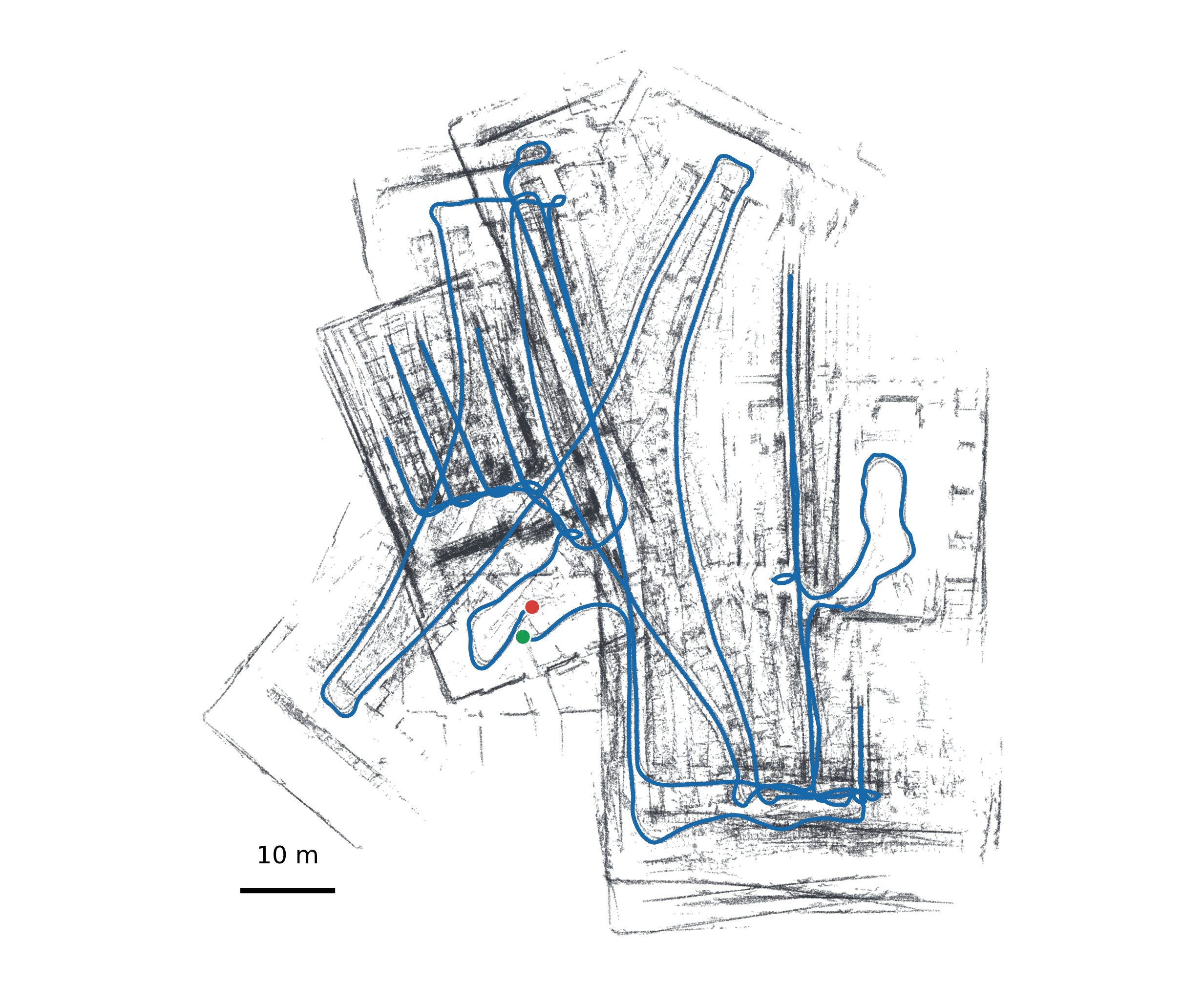 Localization and mapping visualization